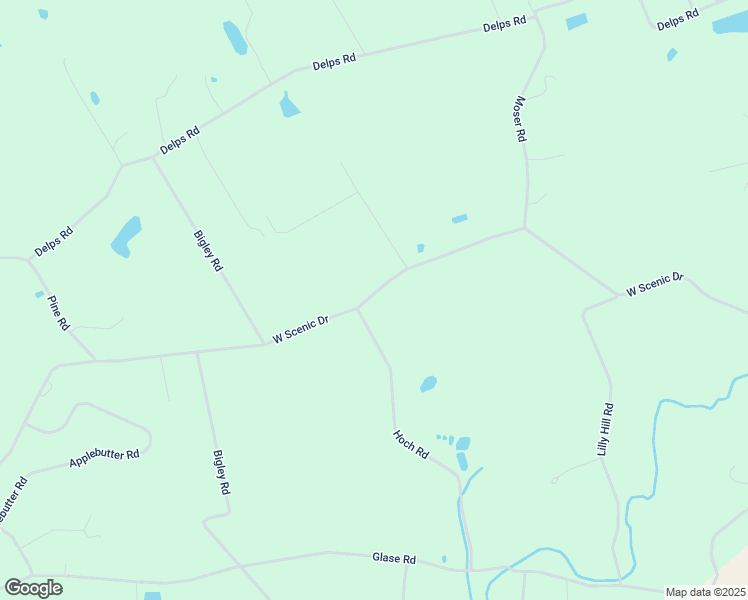 map of restaurants, bars, coffee shops, grocery stores, and more near 3045 West Scenic Drive in Danielsville