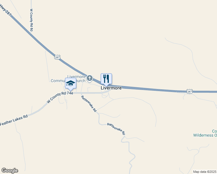 map of restaurants, bars, coffee shops, grocery stores, and more near in Livermore