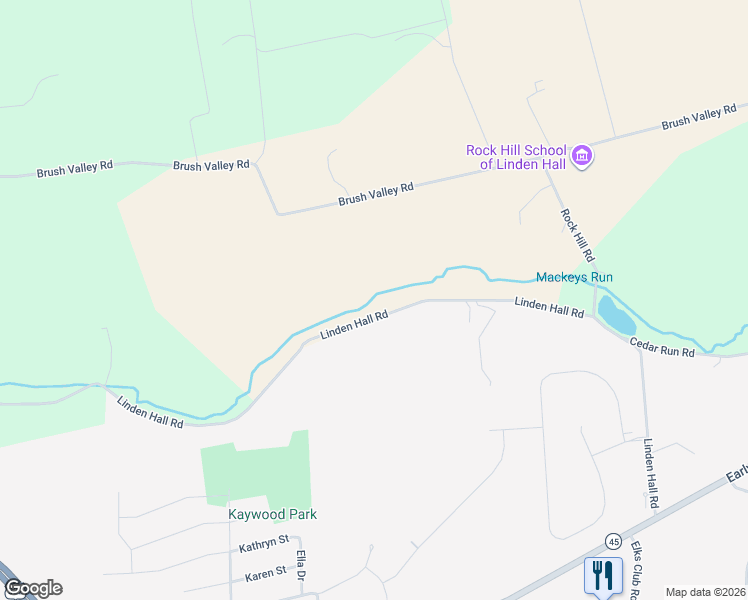 map of restaurants, bars, coffee shops, grocery stores, and more near 1555 Linden Hall Road in Boalsburg