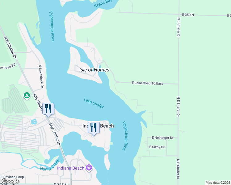 map of restaurants, bars, coffee shops, grocery stores, and more near 2938 North Baers Court in Monticello