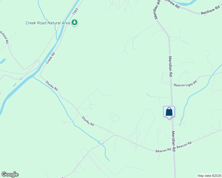 map of restaurants, bars, coffee shops, grocery stores, and more near 150 Spirit Song Drive in Renfrew