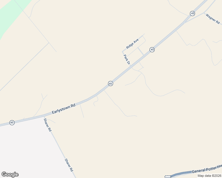 map of restaurants, bars, coffee shops, grocery stores, and more near 2024 Earlystown Road in Centre Hall