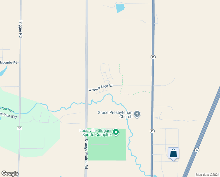 map of restaurants, bars, coffee shops, grocery stores, and more near 5300 West Wood Sage Road in Peoria