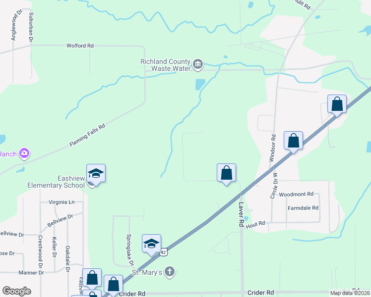 map of restaurants, bars, coffee shops, grocery stores, and more near 1484 Paradise View in Mansfield