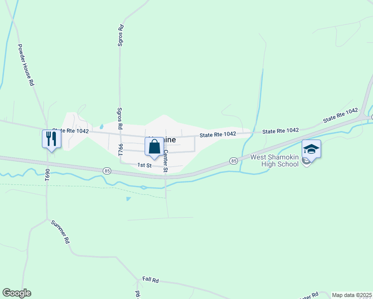map of restaurants, bars, coffee shops, grocery stores, and more near 4061 2nd Street in Home