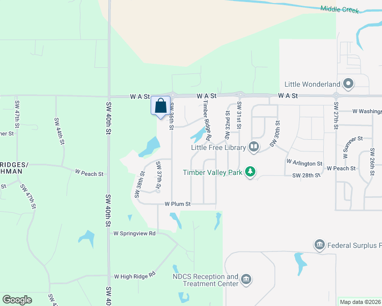 map of restaurants, bars, coffee shops, grocery stores, and more near 1817 Timber Ridge Road in Lincoln