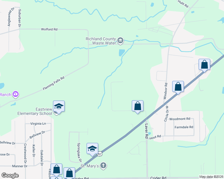 map of restaurants, bars, coffee shops, grocery stores, and more near 1484 Paradise View in Mansfield
