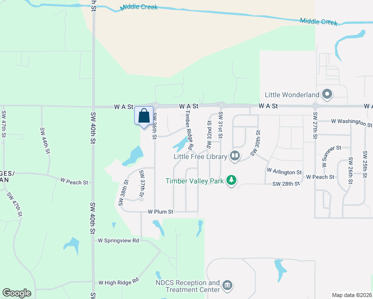 map of restaurants, bars, coffee shops, grocery stores, and more near 1701 Timber Ridge Road in Lincoln