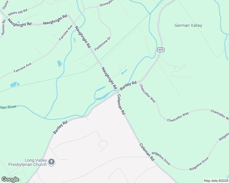 map of restaurants, bars, coffee shops, grocery stores, and more near 120 Bartley Road in Long Valley