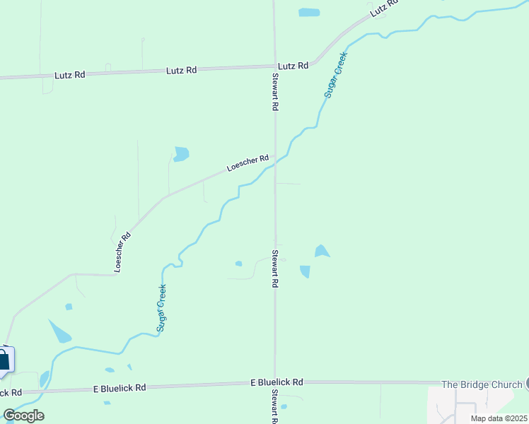 map of restaurants, bars, coffee shops, grocery stores, and more near 4027 Stewart Road in Lima