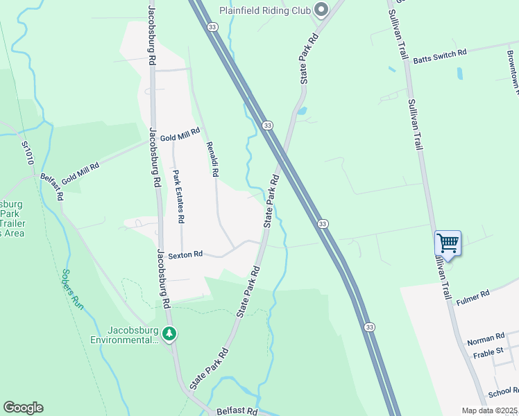 map of restaurants, bars, coffee shops, grocery stores, and more near 917 State Park Road in Wind Gap