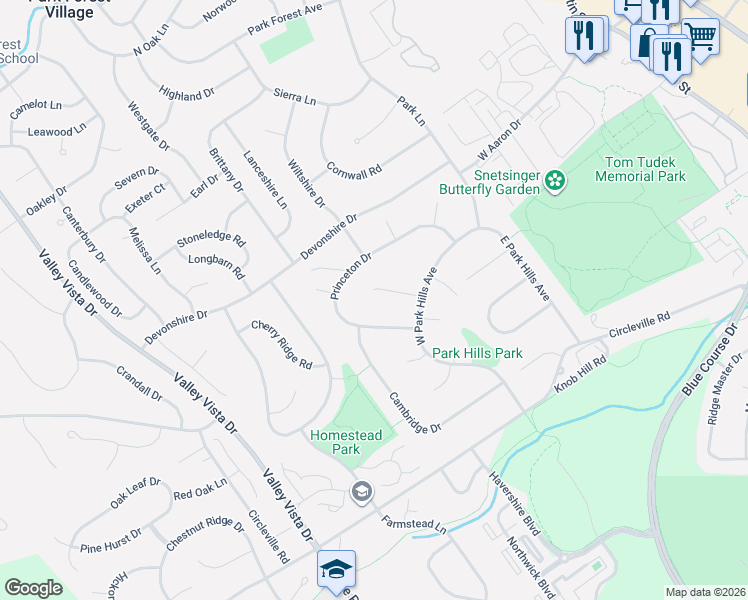 map of restaurants, bars, coffee shops, grocery stores, and more near 1798 Greenwood Circle in State College