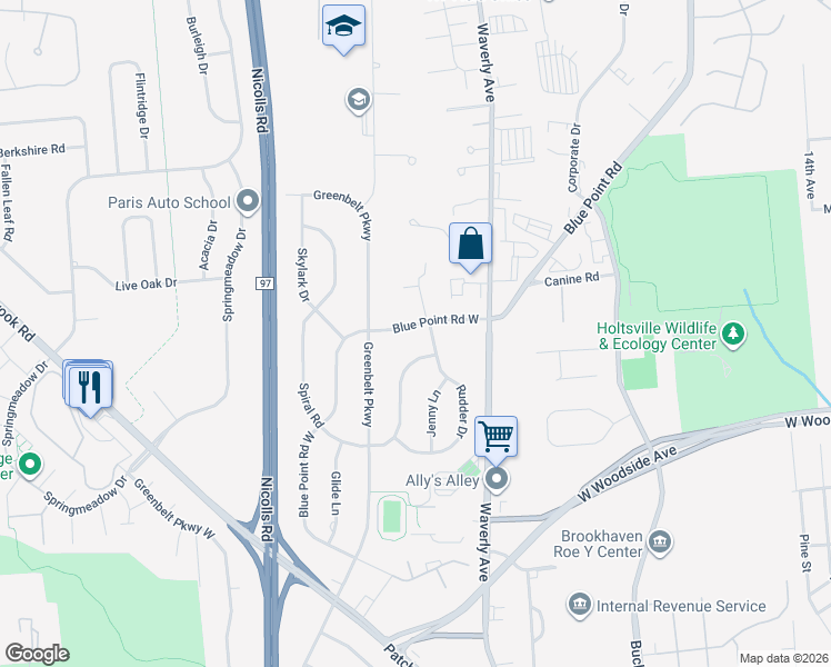 275 Blue Point Road West, Holtsville NY Walk Score