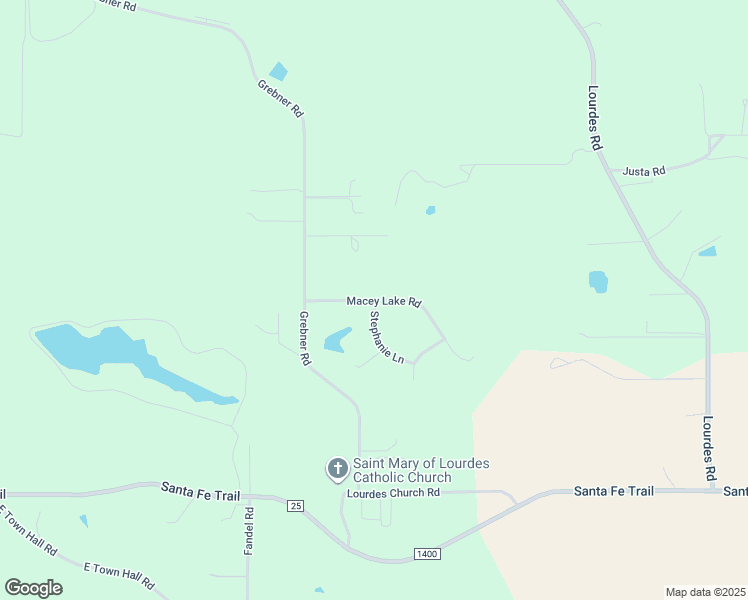 map of restaurants, bars, coffee shops, grocery stores, and more near Macey Lake Road in Metamora