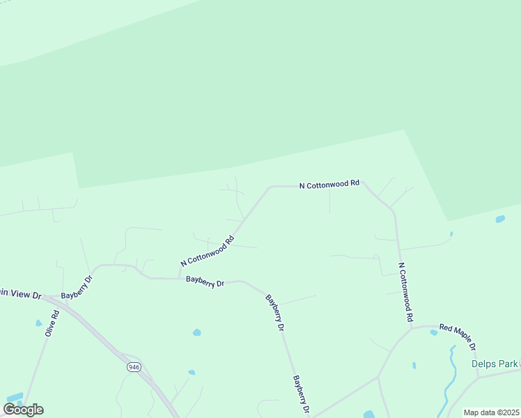 map of restaurants, bars, coffee shops, grocery stores, and more near 1385 North Cottonwood Road in Danielsville