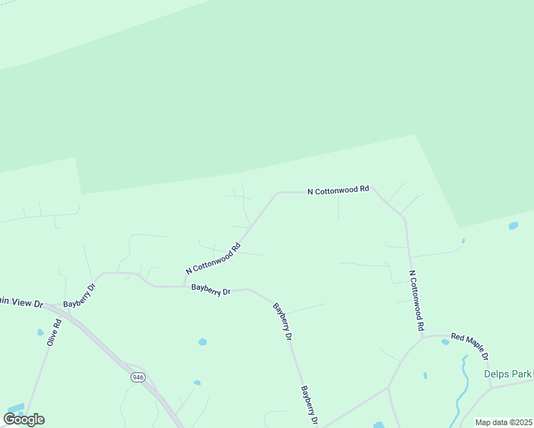 map of restaurants, bars, coffee shops, grocery stores, and more near 1385 North Cottonwood Road in Danielsville