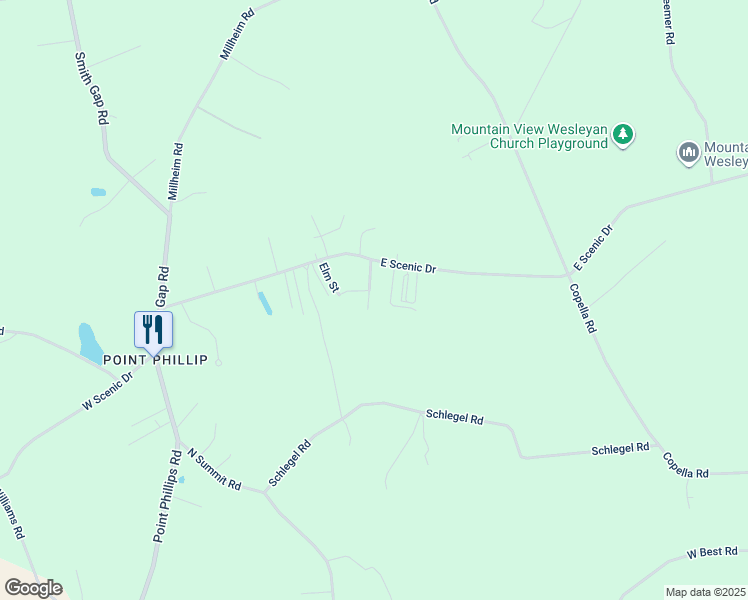 map of restaurants, bars, coffee shops, grocery stores, and more near 954 Eby Lane in Bath