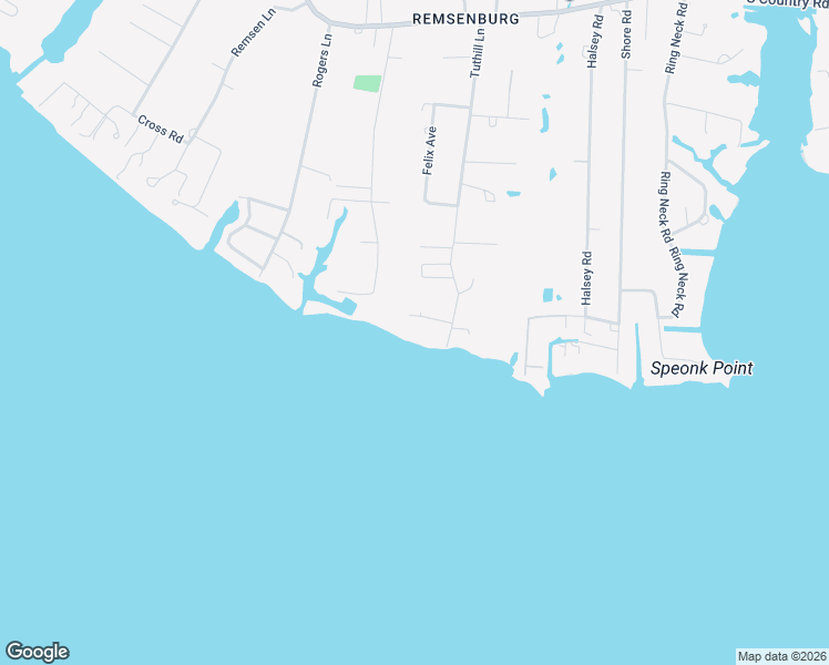map of restaurants, bars, coffee shops, grocery stores, and more near 5 Bayberry Lane in Remsenburg