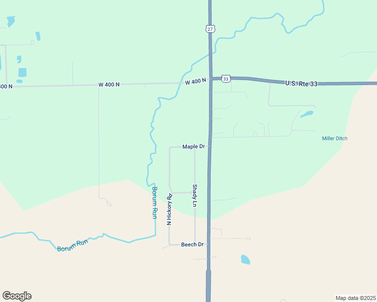 map of restaurants, bars, coffee shops, grocery stores, and more near 3696 Shady Lane in Decatur