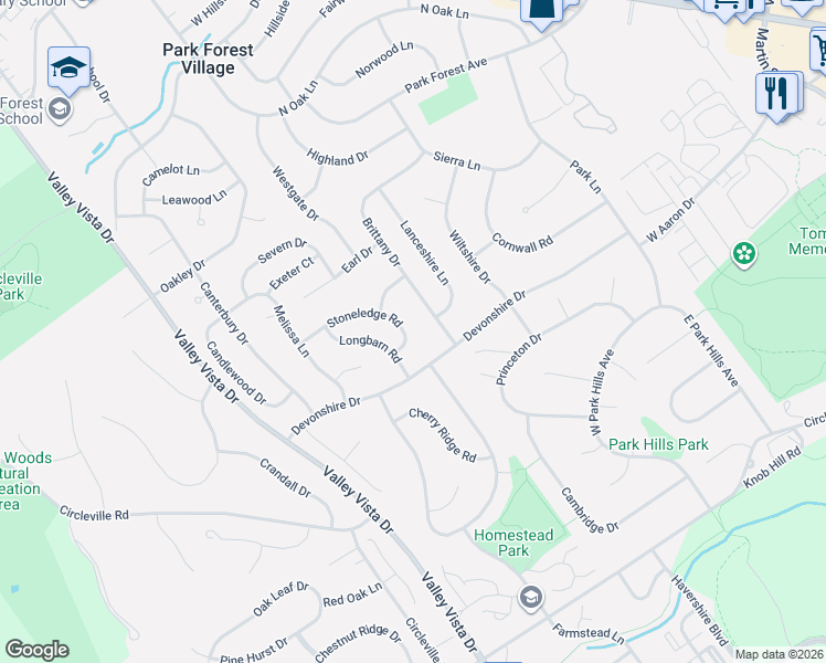 map of restaurants, bars, coffee shops, grocery stores, and more near 689 Stoneledge Rd in State College