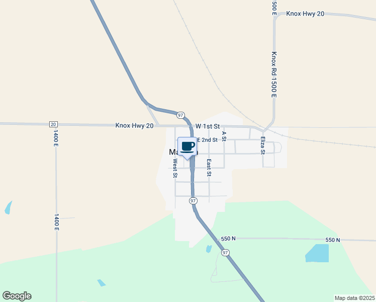 map of restaurants, bars, coffee shops, grocery stores, and more near in Maquon