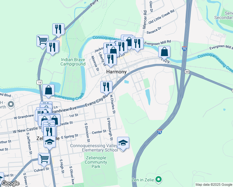 264 South Liberty Street, Zelienople PA Walk Score