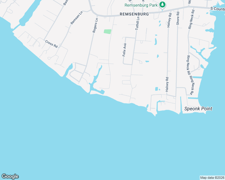 map of restaurants, bars, coffee shops, grocery stores, and more near 42 Club Lane in Remsenburg-Speonk