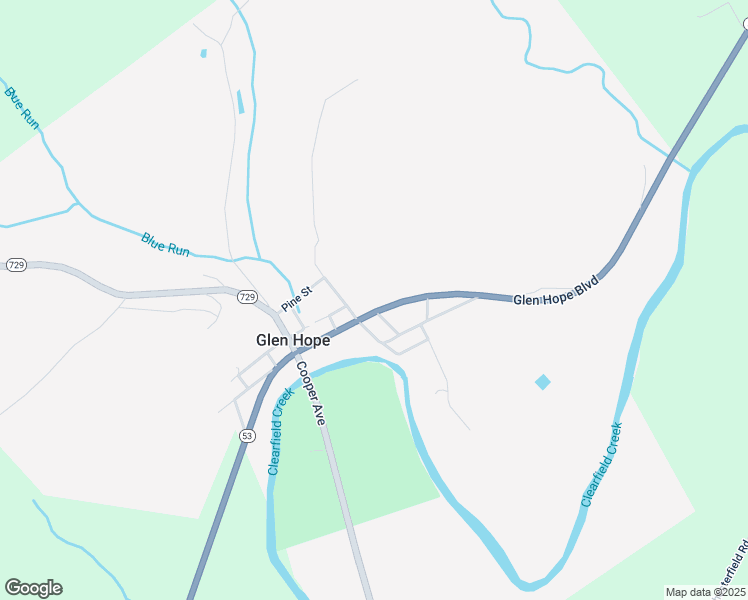 map of restaurants, bars, coffee shops, grocery stores, and more near 5997 Glen Hope Boulevard in Glen Hope