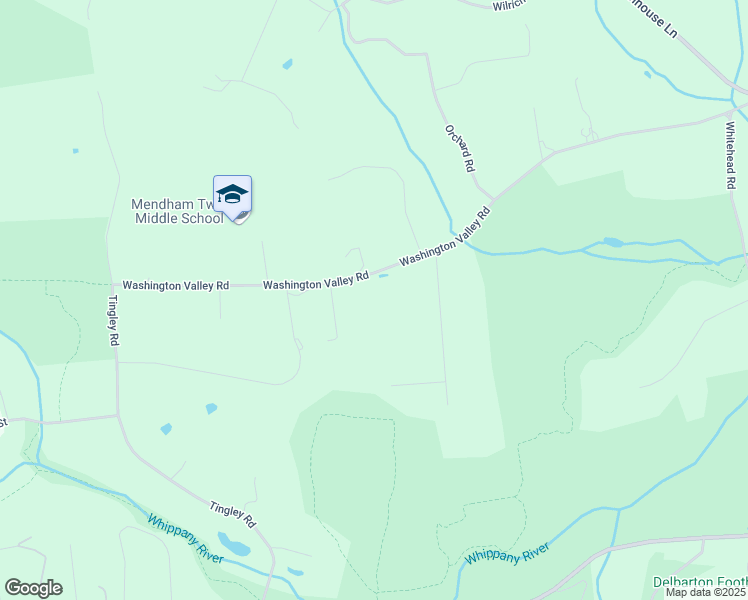 map of restaurants, bars, coffee shops, grocery stores, and more near 29 Washington Valley Road in Morristown