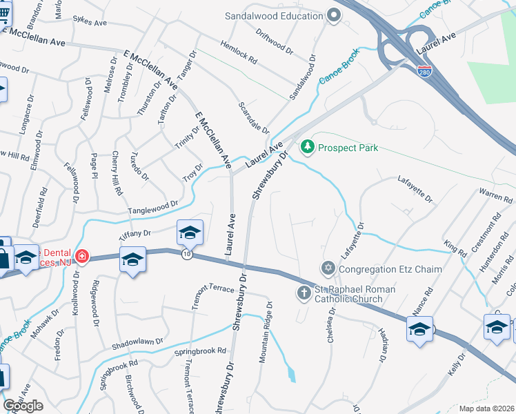 map of restaurants, bars, coffee shops, grocery stores, and more near 29 County Route 635 in Livingston