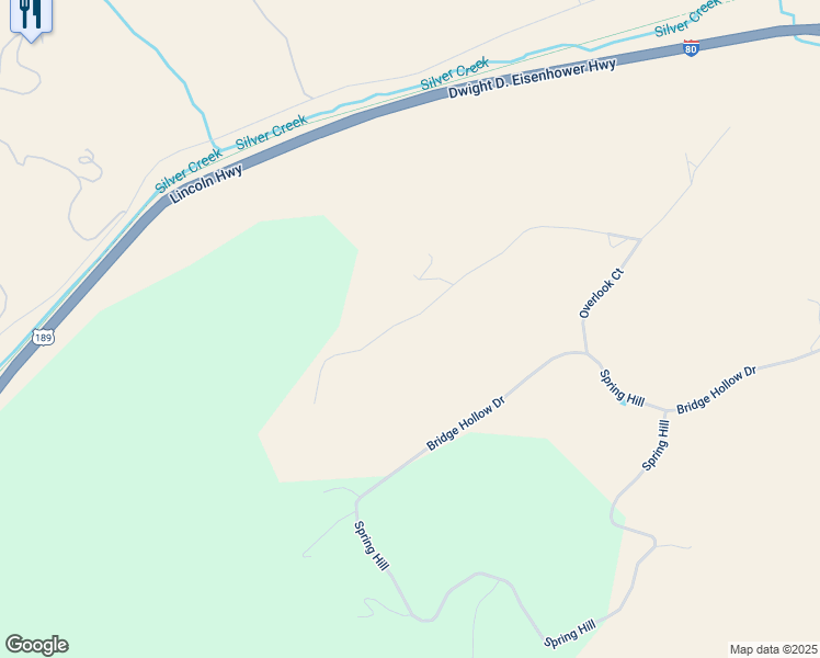 map of restaurants, bars, coffee shops, grocery stores, and more near 1751 North Ridge Road in Wanship