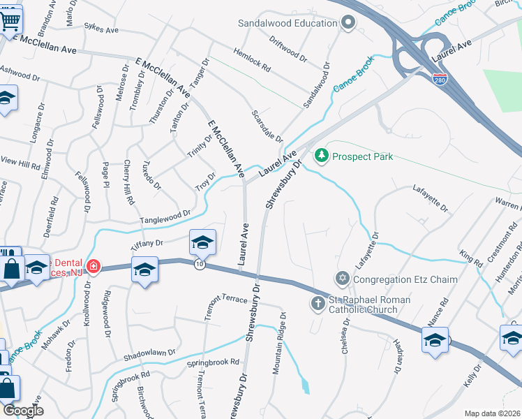 map of restaurants, bars, coffee shops, grocery stores, and more near 29 County Route 635 in Livingston