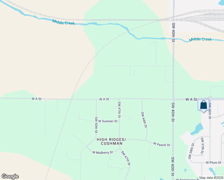 map of restaurants, bars, coffee shops, grocery stores, and more near 4720 West A Street in Lincoln