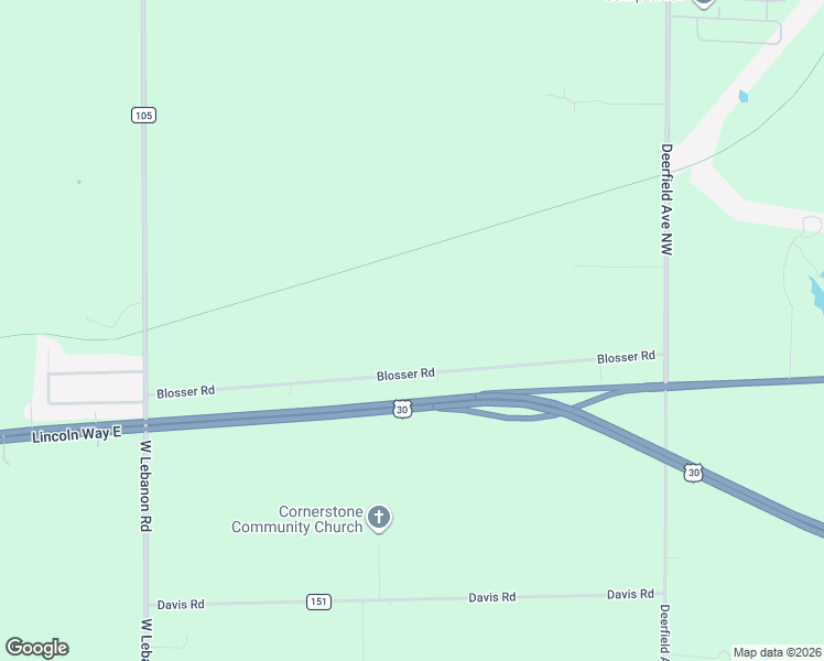 map of restaurants, bars, coffee shops, grocery stores, and more near 18480 Blosser Road in Dalton
