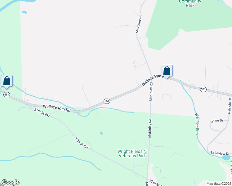 map of restaurants, bars, coffee shops, grocery stores, and more near 802 Wallace Run Road in Beaver Falls