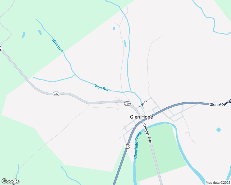 map of restaurants, bars, coffee shops, grocery stores, and more near in Glen Hope