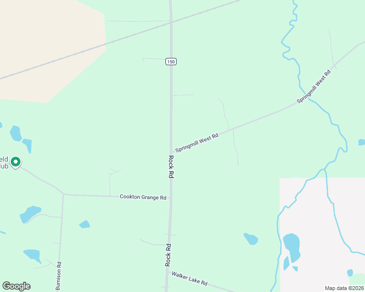 map of restaurants, bars, coffee shops, grocery stores, and more near 3140 Springmill West Road in Mansfield