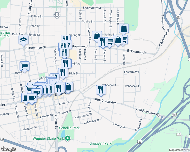 729 High Street, Wooster OH Walk Score