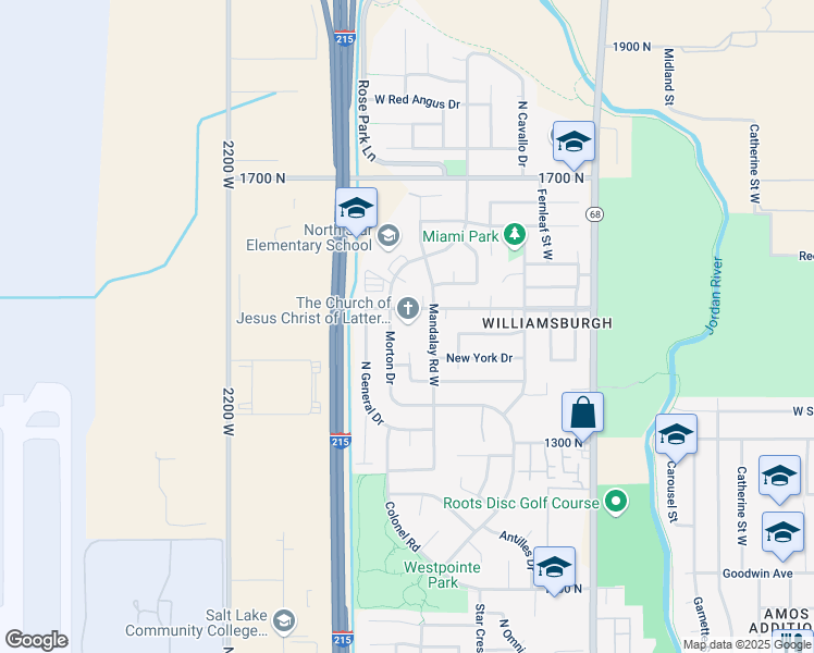 map of restaurants, bars, coffee shops, grocery stores, and more near 1460 Morton Drive in Salt Lake City