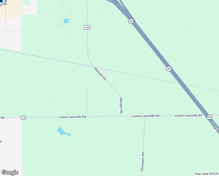 map of restaurants, bars, coffee shops, grocery stores, and more near 2688 Albright Road in Bucyrus