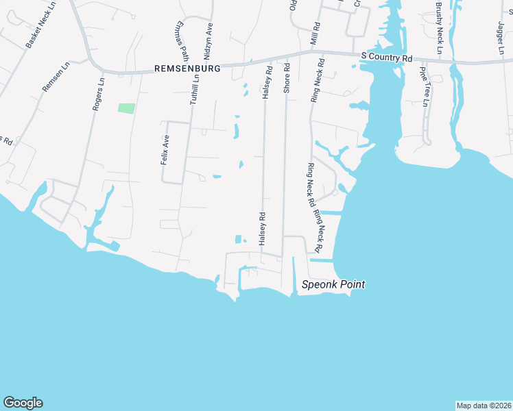 map of restaurants, bars, coffee shops, grocery stores, and more near 49 Halsey Road in Riverhead