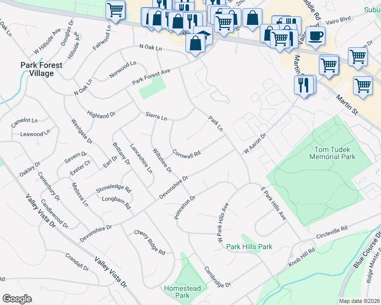 map of restaurants, bars, coffee shops, grocery stores, and more near 761 Cornwall Road in State College