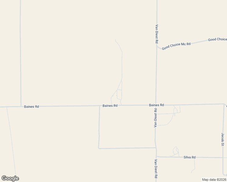 map of restaurants, bars, coffee shops, grocery stores, and more near 2505 Baines Road in Winnemucca