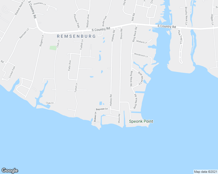 map of restaurants, bars, coffee shops, grocery stores, and more near 49 Halsey Road in Riverhead