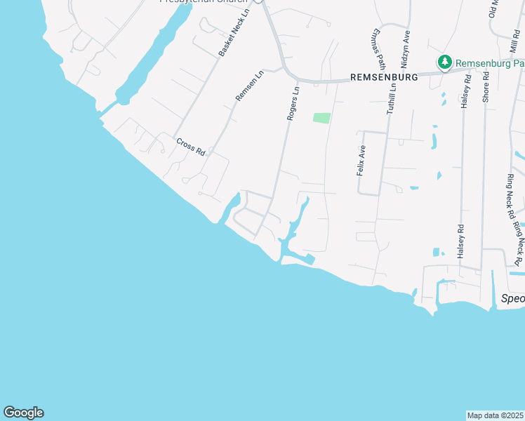 map of restaurants, bars, coffee shops, grocery stores, and more near 35 Rogers Lane in Remsenburg-Speonk