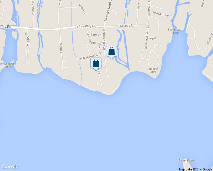map of restaurants, bars, coffee shops, grocery stores, and more near 6 Sandpiper Court in Westhampton