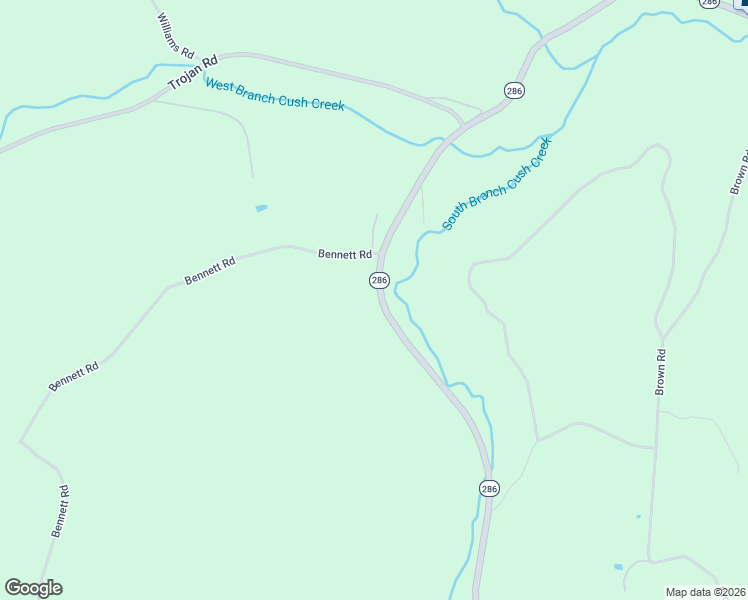 map of restaurants, bars, coffee shops, grocery stores, and more near 23335 Route 286 Highway East in Glen Campbell