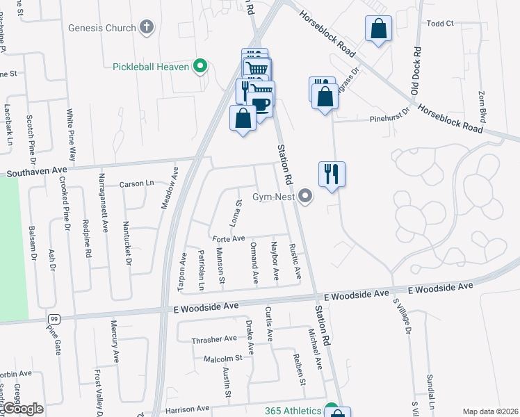 map of restaurants, bars, coffee shops, grocery stores, and more near 14 Sprat Street in Medford