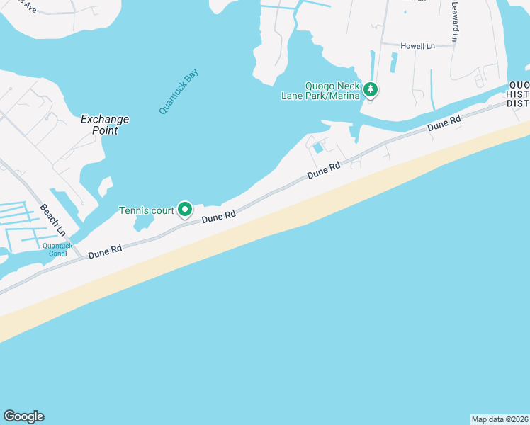 map of restaurants, bars, coffee shops, grocery stores, and more near 23 Dune Road in Westhampton Beach