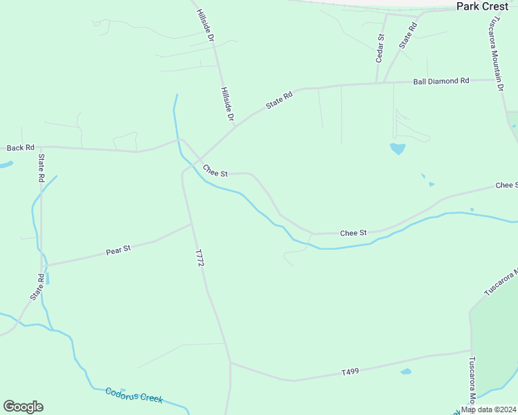 map of restaurants, bars, coffee shops, grocery stores, and more near 48 Chee Street in Barnesville